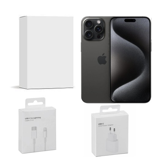 Apple iPhone 15 Pro 128GB Reconditioned Grade A+ 6.1" Black Titanium